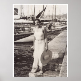 Helgdag i Cannes, 1930-talet Poster