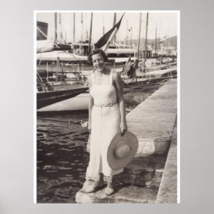 Helgdag i Cannes, 1930-talet Poster