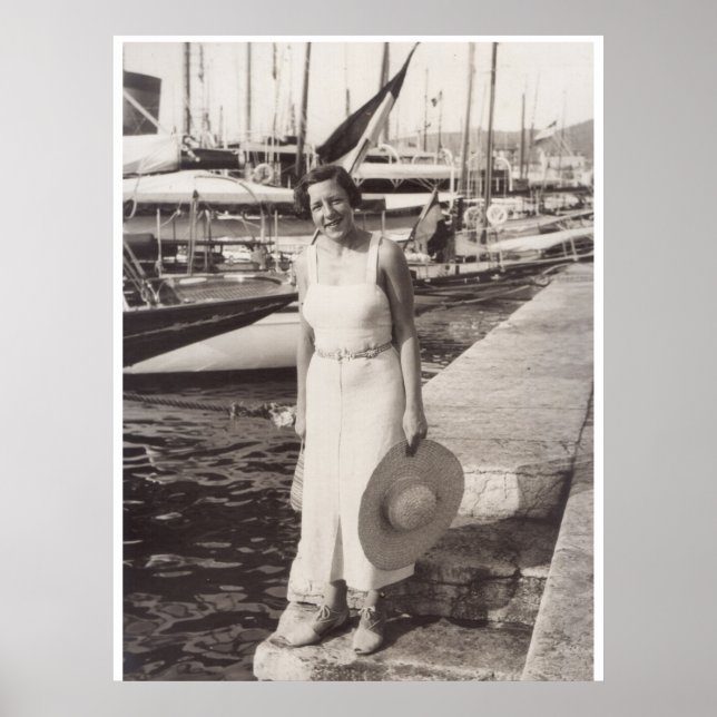 Helgdag i Cannes, 1930-talet Poster (Framsidan)