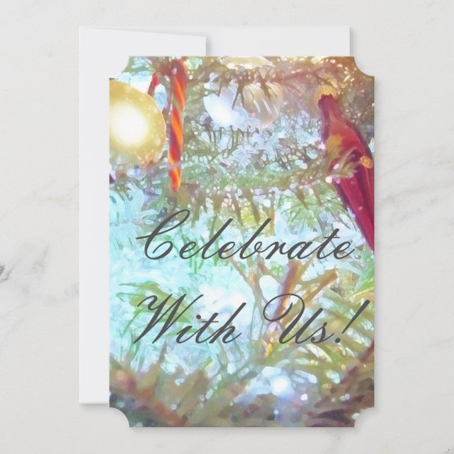 Helgdag i ljusinbjudan inbjudningar (Framsida)