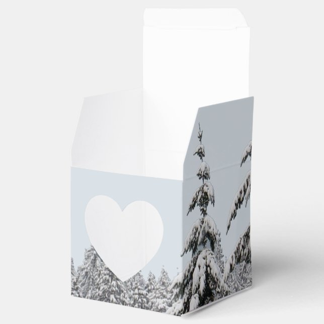 Helgdag i Winter Forest Gift Box-Personligen Presentaskar (Öppnad)