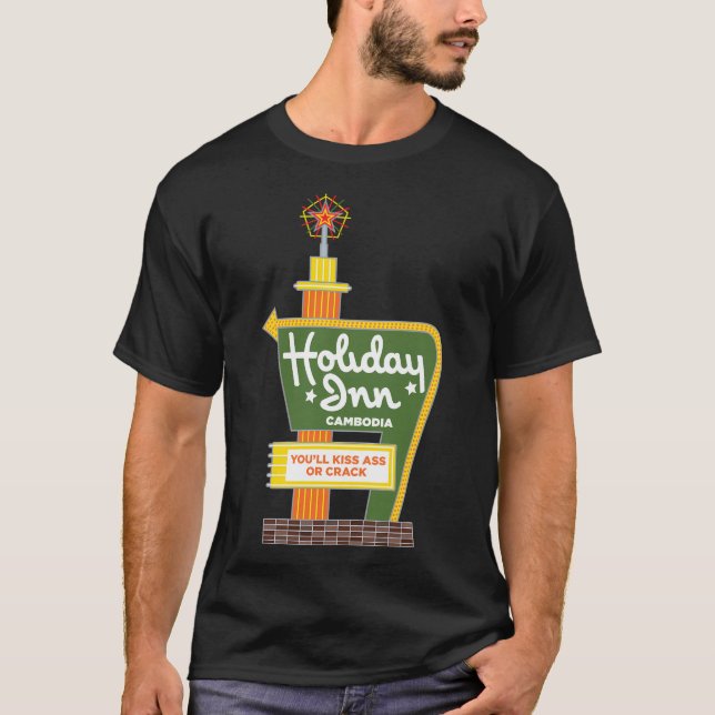 Helgdag Inn Kambodja T Shirt (Framsida)