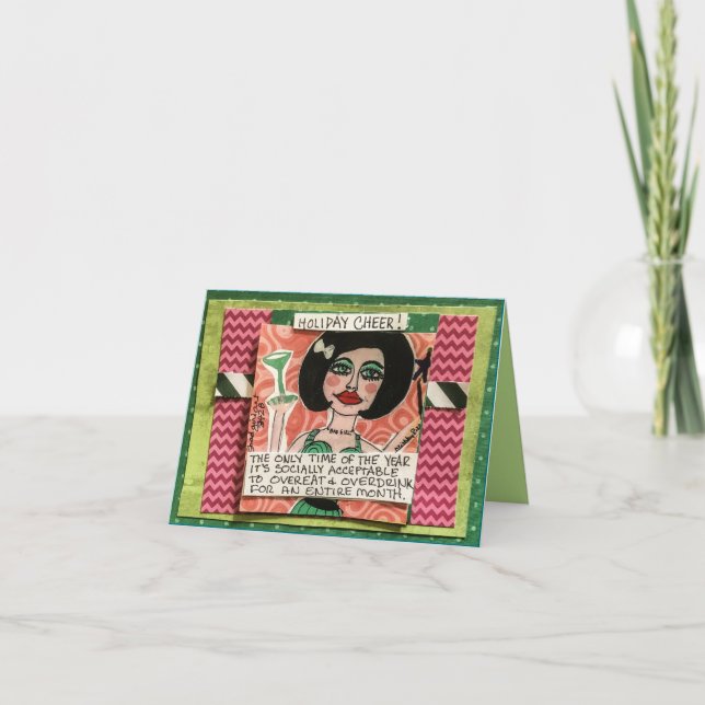 Helgdag jokerkort - det är den enda tiden på året helgkort (Framsida)