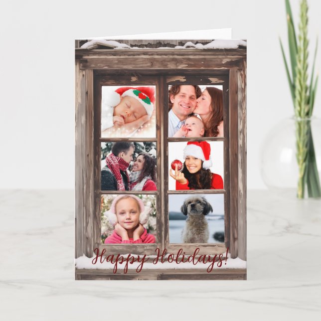 Helgdag Jordbrukshus 6 Bild Tack Kort (Framsida)