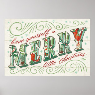 Helgdag Joy God jul Poster