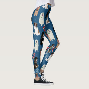 Helgdag jul Big Hundar Leggings