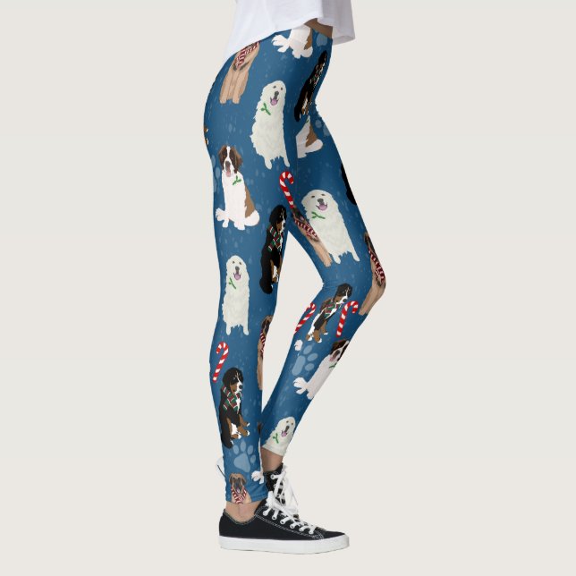 Helgdag jul Big Hundar Leggings (Höger)