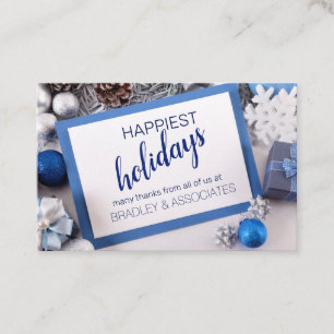 Helgdag jul Corporate Personlig Namn Visitkort