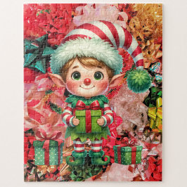 Helgdag Jul - Elf & Bows-Roligt Pussel