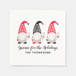 Helgdag Jul Gnome Pappersservett