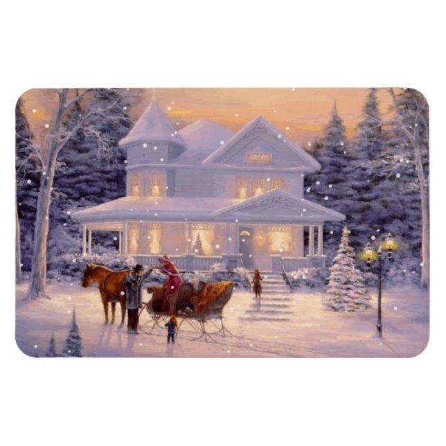 Helgdag Jul Magnet (Horisontell)