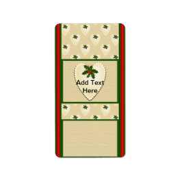 Helgdag jul Nugget Candy pub påsar Lab Adressetikett