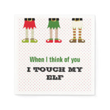 Helgdag jul Party Elf Napkins