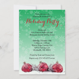 Helgdag jul Party Inbjudningar