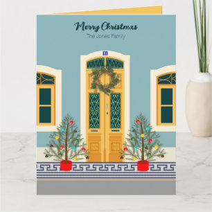 Helgdag jul - Portugisiskt festhus Kort