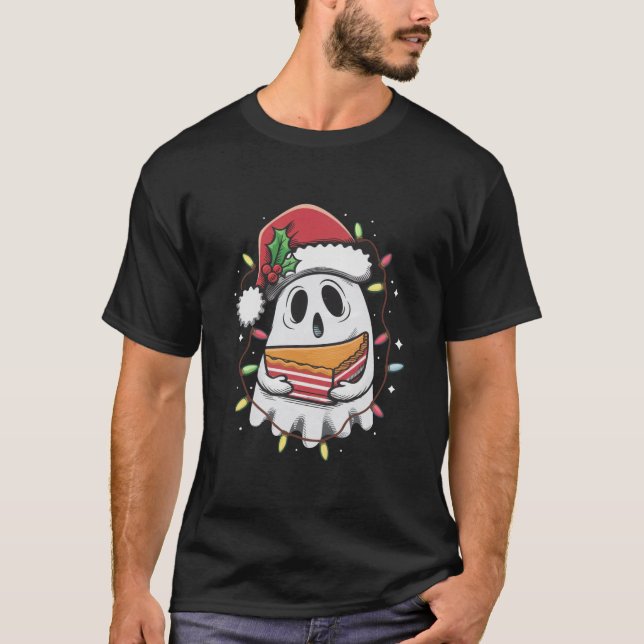 Helgdag Julafton i julklappen Ghost Santa Party T Shirt (Framsida)