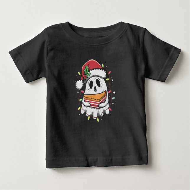 Helgdag Julafton i julklappen Ghost Santa Party T Shirt (Framsida)