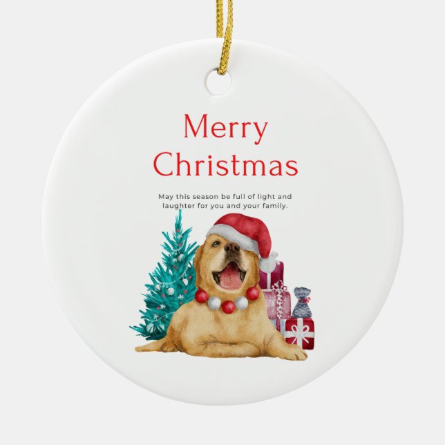 helgdag julgransprydnad keramik (Framsidan)