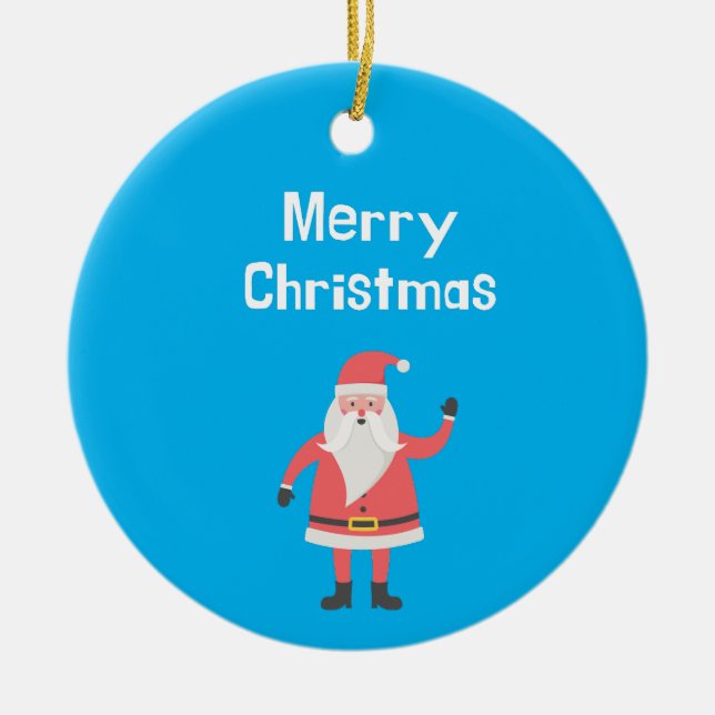 helgdag julgransprydnad keramik (Framsidan)