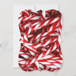 Helgdag julhälsningskort, Candy cane Kort