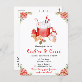 Helgdag Julkakor och kakaobröd Vykort