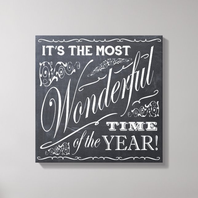 helgdag julkalkbräda canvastryck (Framsida)