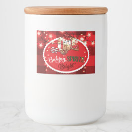 Helgdag julklappande sprit Bright föda Mat Etiketter