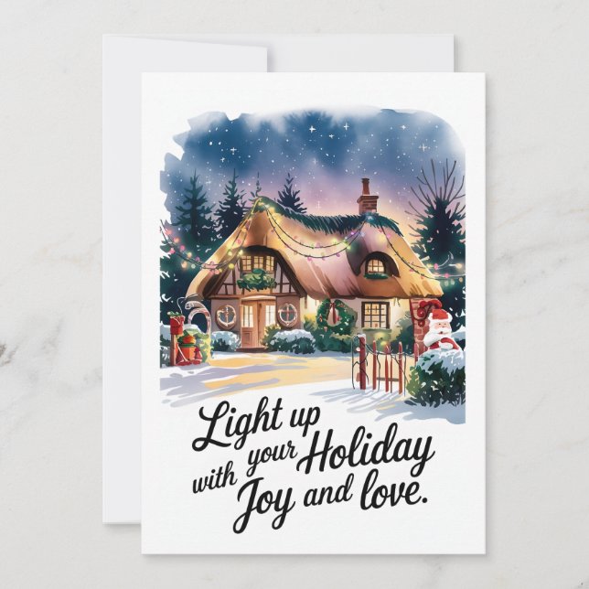 helgdag - julkort (Framsida)