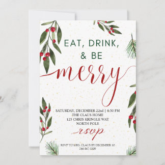 Helgdag julkort Party