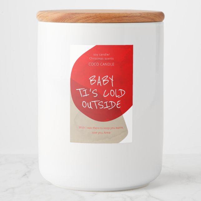 Helgdag Julljus - etikett (Framsida)