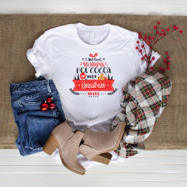 Helgdag Julmodern typografi T Shirt