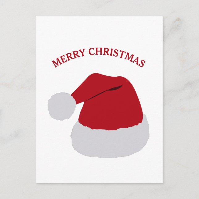 Helgdag jultomten Hat God jul Helg Vykort (Framsida)