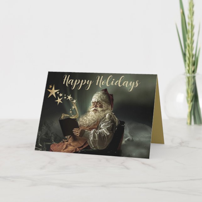 Helgdag Jultomten Helgkort (Framsida)