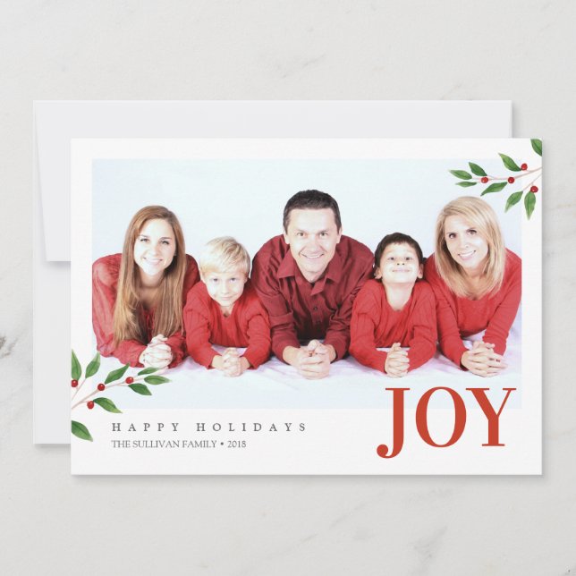 Helgdag JY Photo Greeting Card Julkort (Framsida)