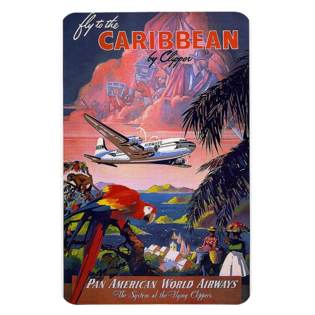 Helgdag Karibiska havsviken Magnet (Vertikal)