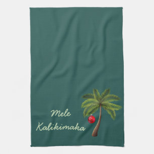 Helgdag Kitchen Towel-Mele Kalikimaka Kökshandduk
