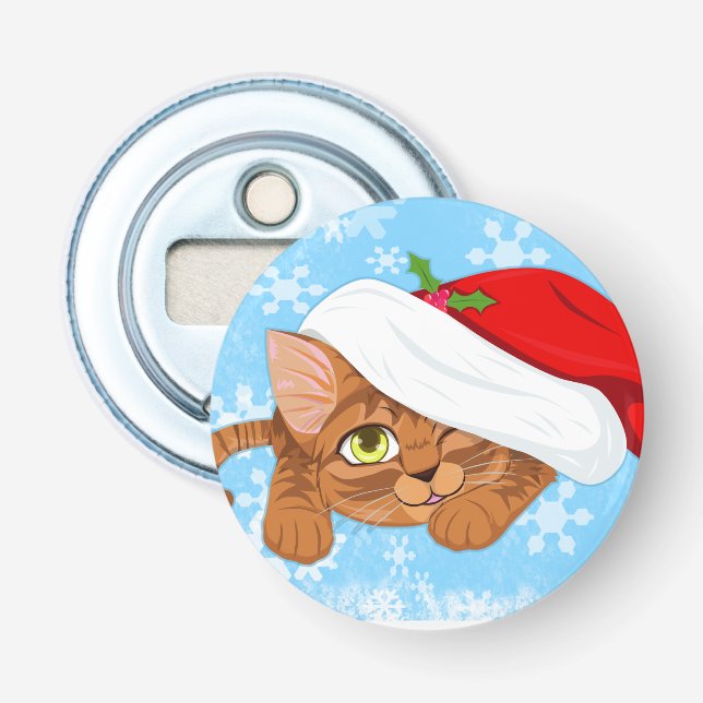 Helgdag Kitten Flasköppnare (Framsidan)