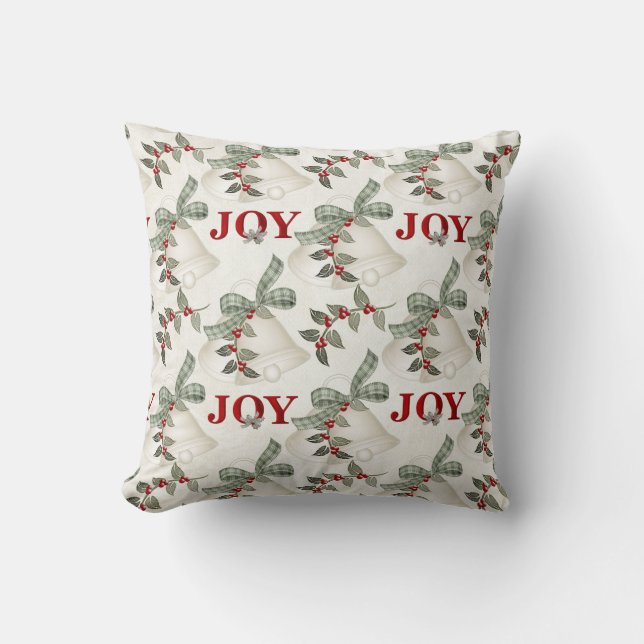 Helgdag Klockor jul - Helgdag Joy Pillow d4 Kudde (Framsida)