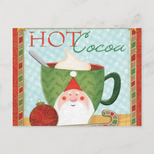 Helgdag Kopp med Mint Cocoa Helg Vykort