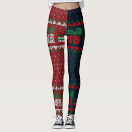 Helgdag Kor Stitch Leggings