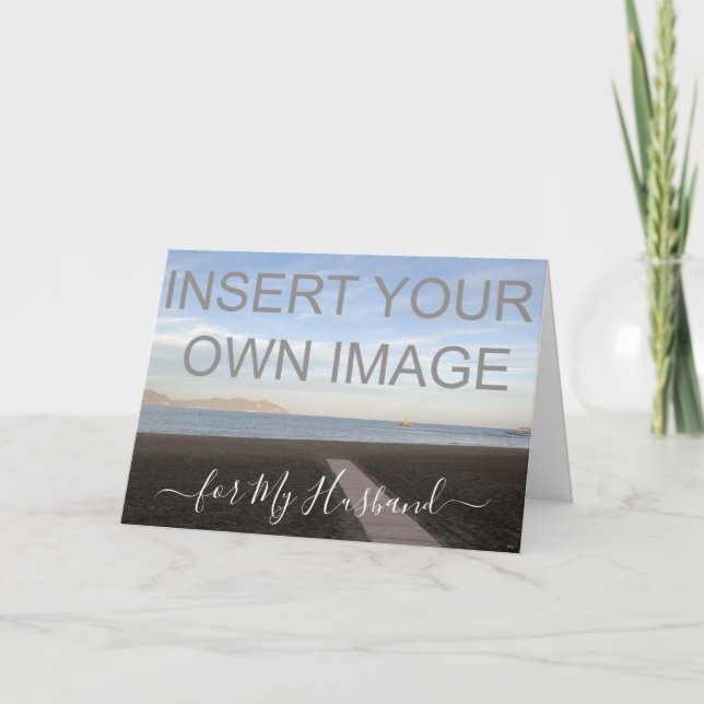 Helgdag-kort för anpassningsbar Photo Make Lycklig Helgkort (Framsida)