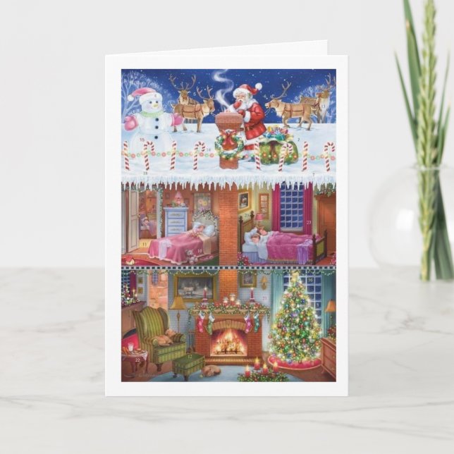 Helgdag-kort för att skicka varmt önskemål helgkort (Framsida)