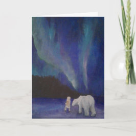 Helgdag-kort för aurora kort