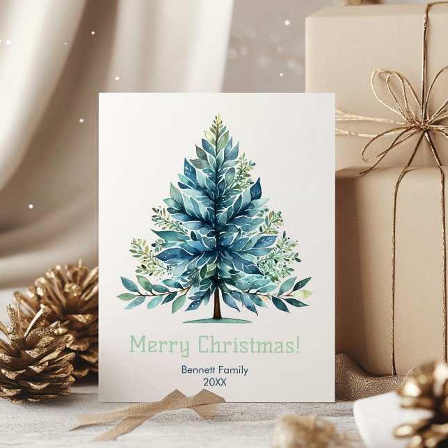 helgdag-kort för familjen god jul inbjudningar (Nature-inspired, minimalist, and festive. The perfect holiday card this season 🌲❄️)