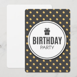 Helgdag-kort för födelsedagsfest julkort