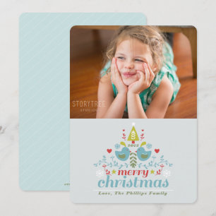 Helgdag-kort för folkjulljublich julkort