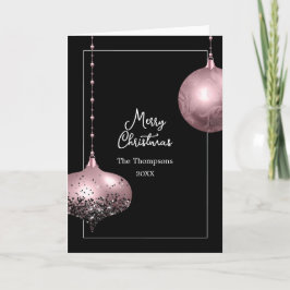 Helgdag-kort för fotokollage i julfamiljen helgkort