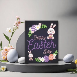 Helgdag-kort för Glad påsk-dag Julkort