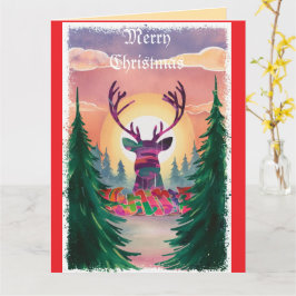 Helgdag-kort för god jul Gott nytt år Blommigt Kort