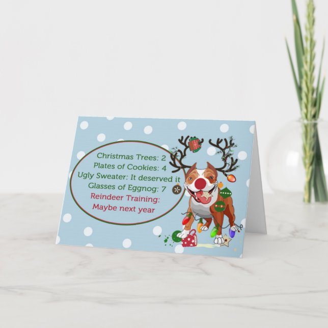 Helgdag-kort för hund Rädding Helgkort (Framsida)